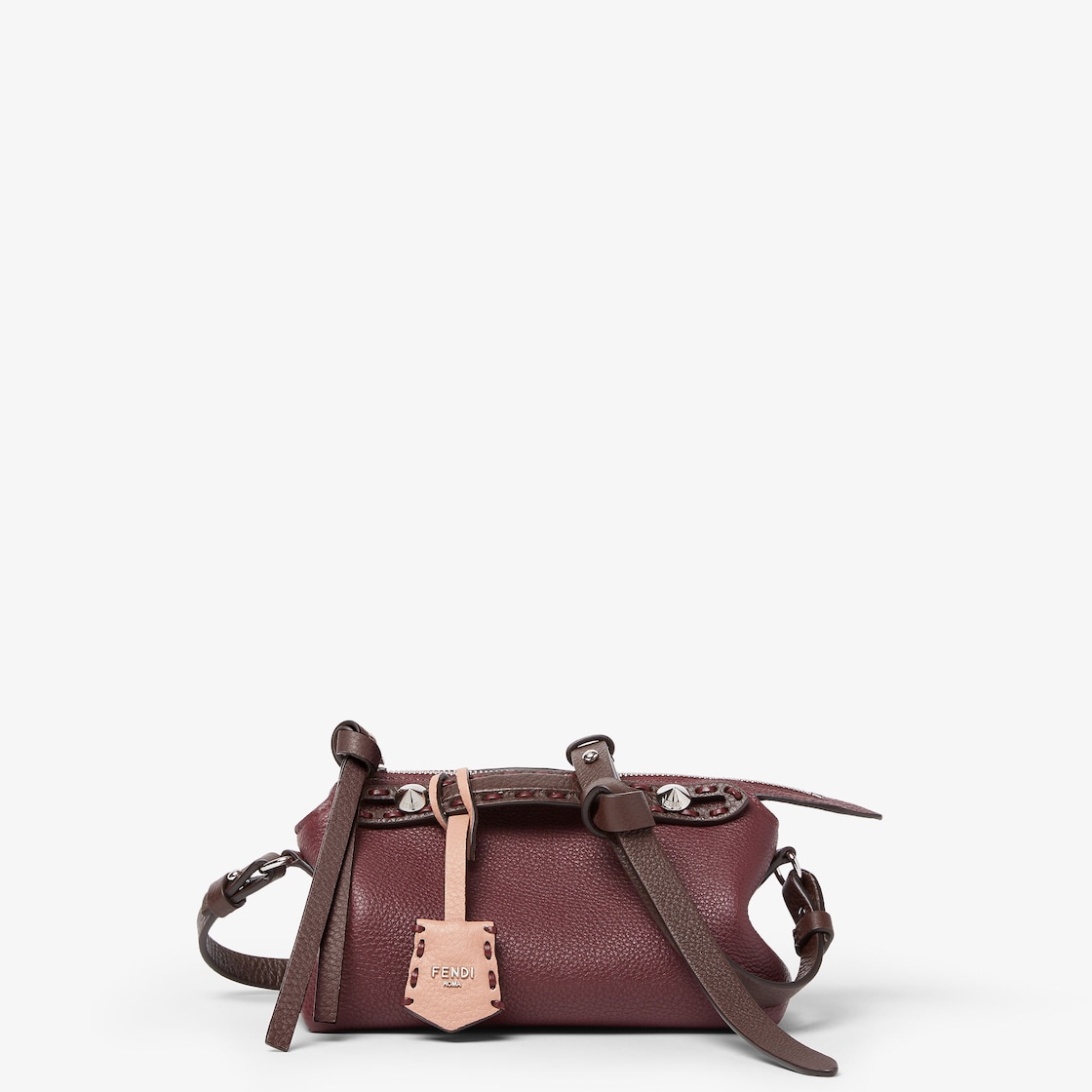 FENDI By The Way Selleria Mini Multicolor Selleria mini-bag with 156 hand-sewn topstitches - Image 4